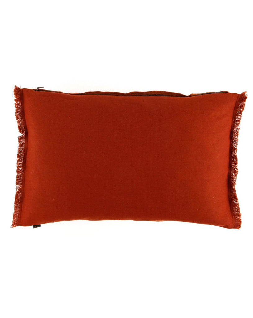 Housse De Coussin Tikri - Brique - 3 Tailles