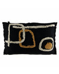 Housse De Coussin Tikri - Noir - 3 Tailles