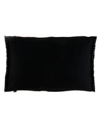 Housse De Coussin Tikri - Noir - 3 Tailles