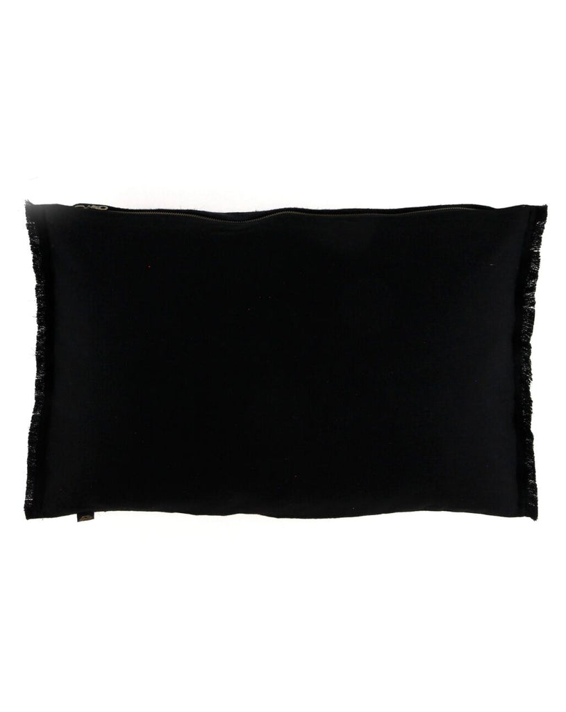 Housse De Coussin Tikri - Noir - 3 Tailles