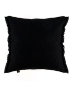 Housse De Coussin Tikri - Noir - 3 Tailles