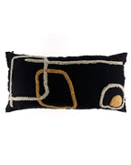 Housse De Coussin Tikri - Noir - 3 Tailles