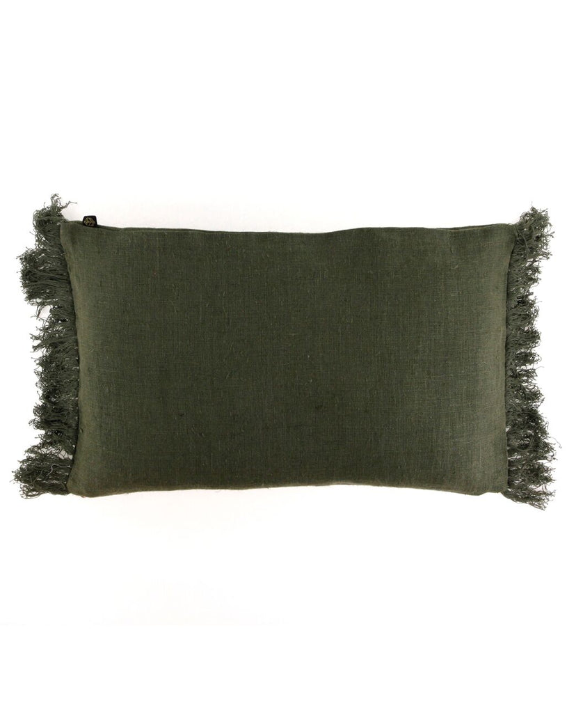 Housse De Coussin Wani - Kaki - 2 Tailles