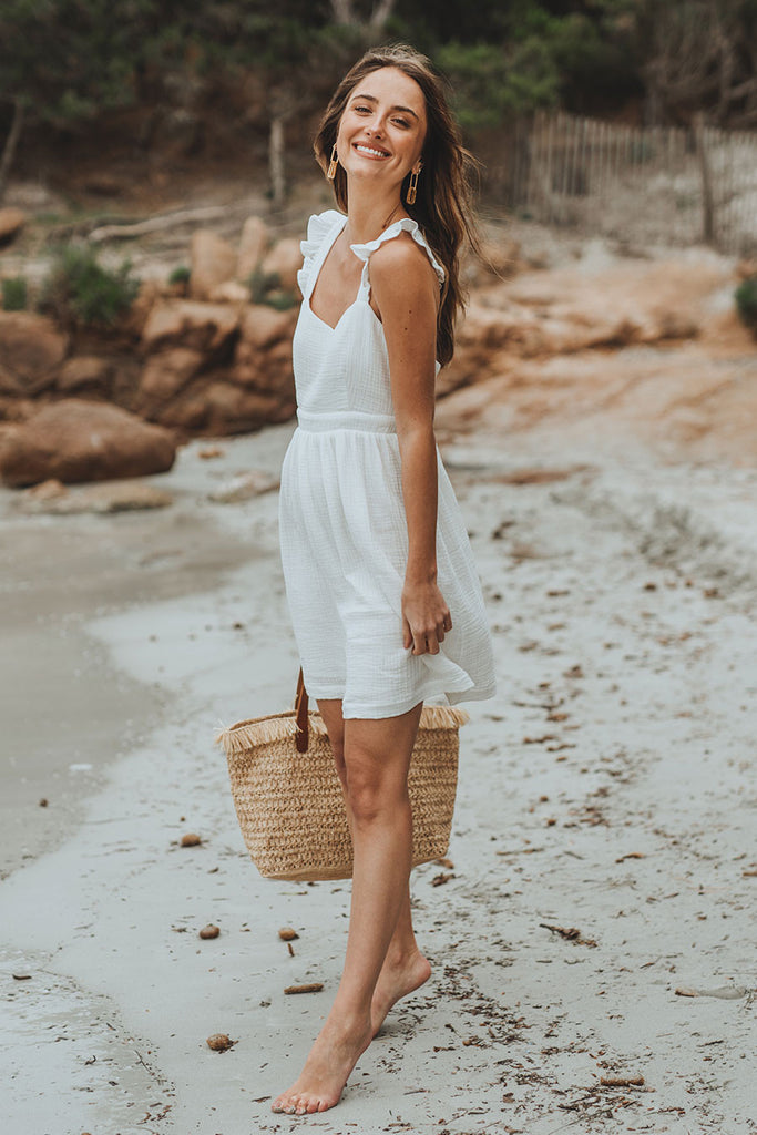Robe Hazul Blanc Coton