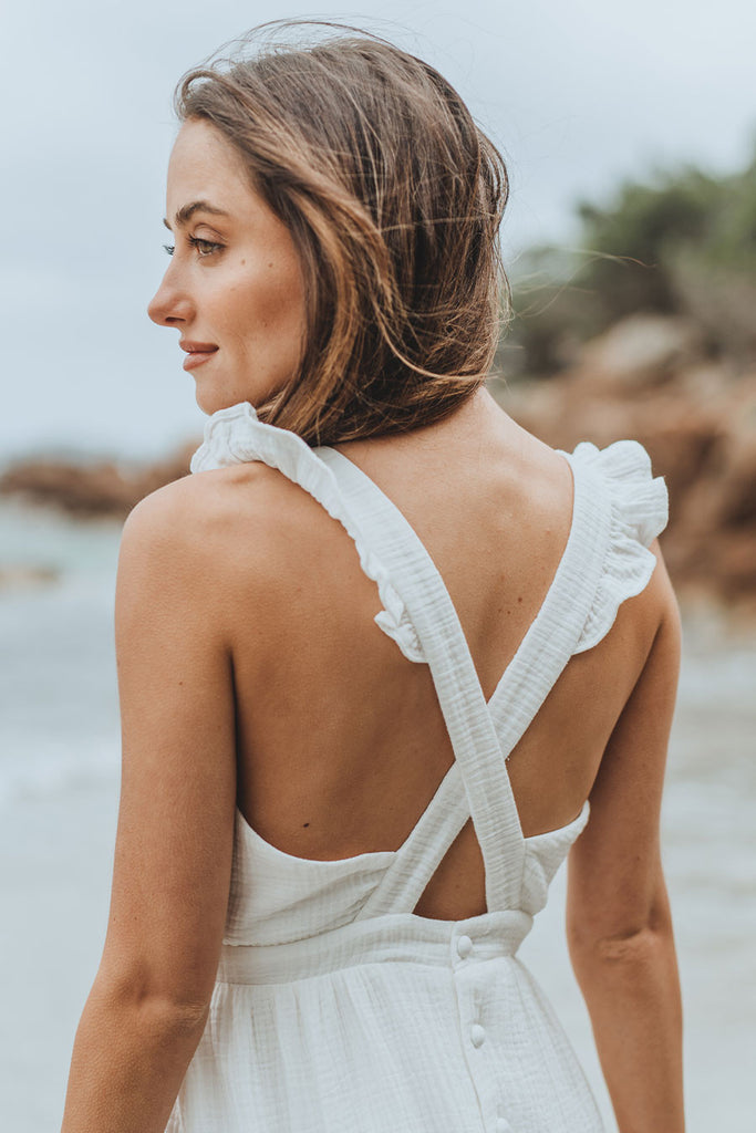 Robe Hazul Blanc Coton