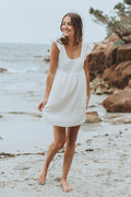 Robe Jenna Blanc Coton