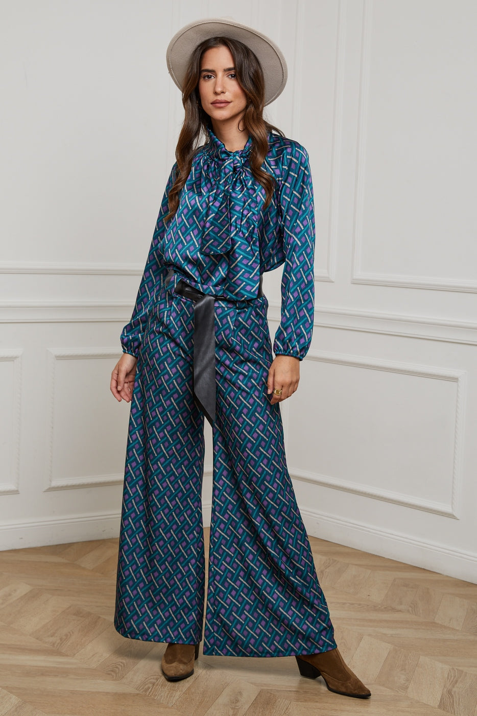 Pantalon - Petrole