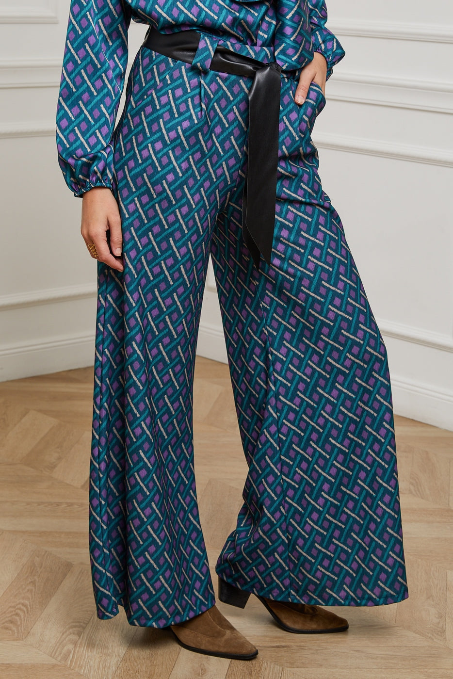 Pantalon - Petrole