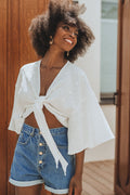 Blouse Tina Blanc Brodé