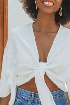 Blouse Tina Blanc Brodé