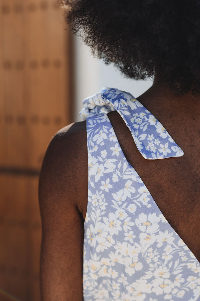 Débardeur Luna Fleur Azur