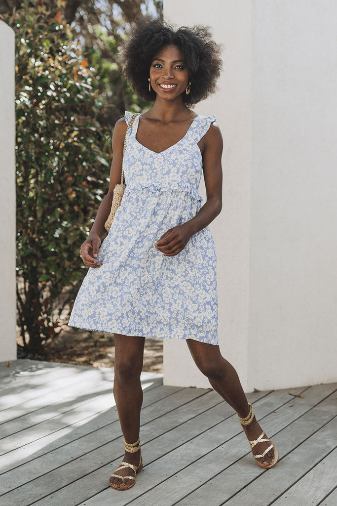 Robe Bianca Fleur Azur