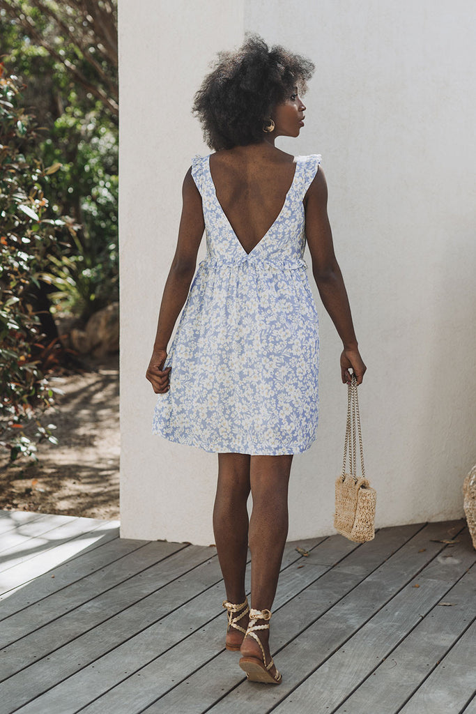 Robe Bianca Fleur Azur