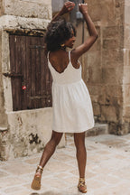 Robe Adèle Blanc Brodé