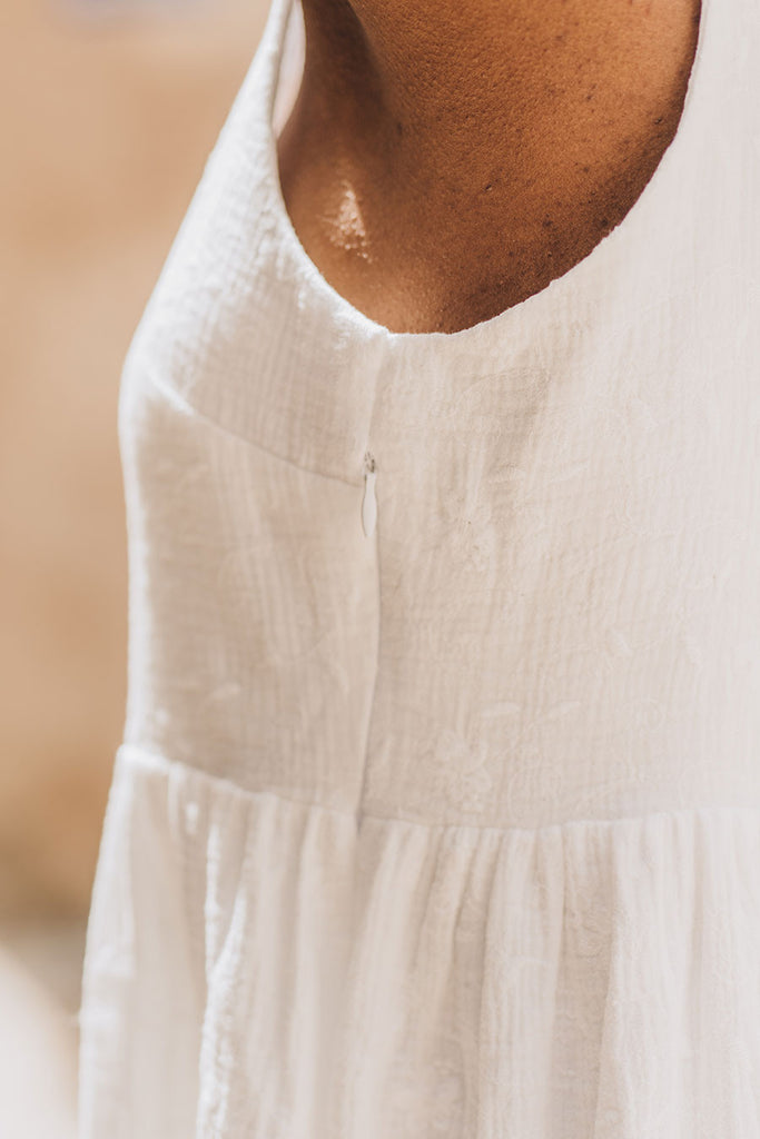 Robe Adèle Blanc Brodé