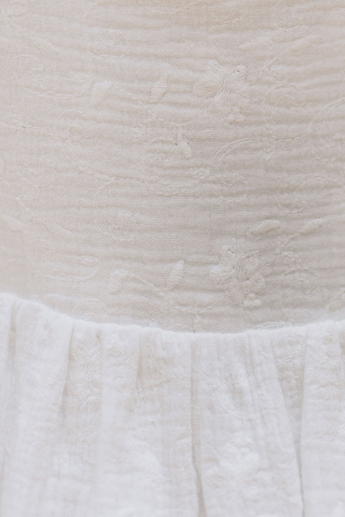 Robe Adèle Blanc Brodé