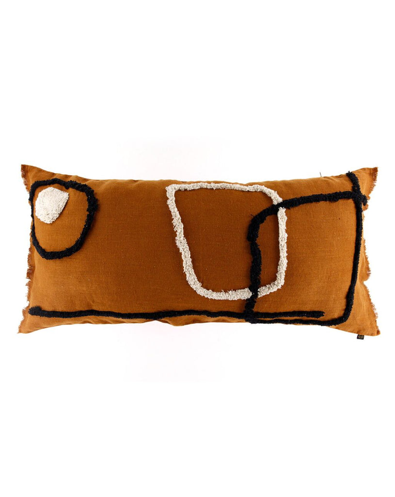 Housse De Coussin Tikri - Caramel - 3 Tailles