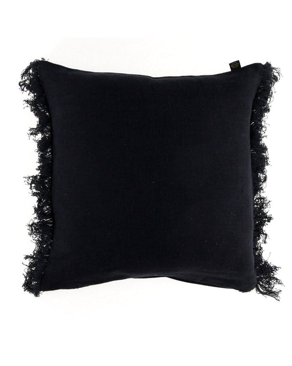 Housse De Coussin Wani - Charbon - 3 Tailles
