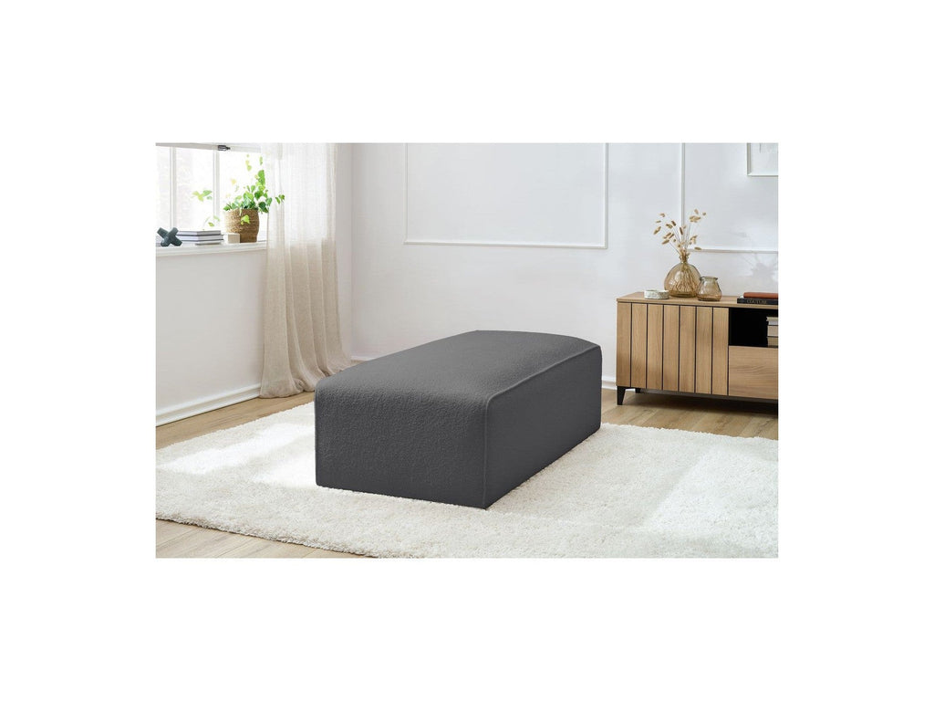 Megeve - Pouf Pour Canapé Modulable - Tissu Bouclette