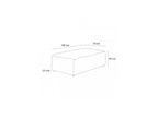 Megeve - Pouf Pour Canapé Modulable - Tissu Bouclette