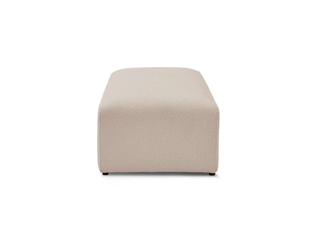 Megeve - Pouf Pour Canapé Modulable - Tissu Bouclette