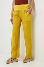 Pantalon - Jaune - Femme