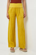 Pantalon - Jaune - Femme