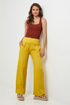 Pantalon - Jaune - Femme