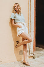 Blouse Bella Menthe Brodé