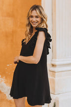 Robe Perla Noir Coton