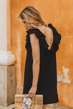 Robe Perla Noir Coton