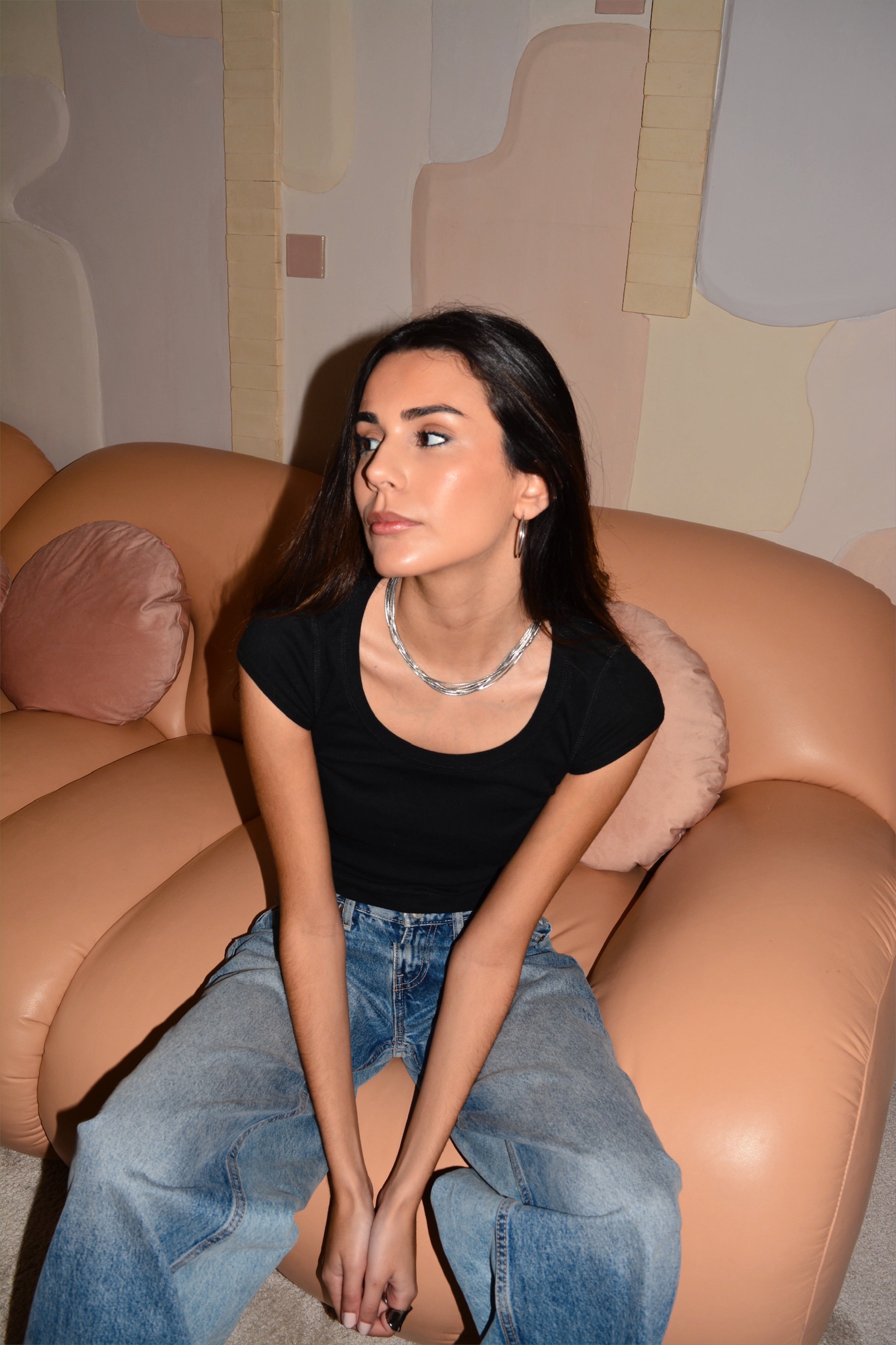 Collier Multi Cleopatra Short Plata