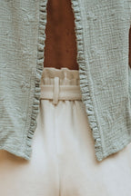 Blouse Bella Menthe Brodé