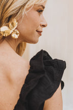 Robe Perla Noir Coton