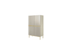 Kasha - Buffet Haut 2 Portes - Pieds Or