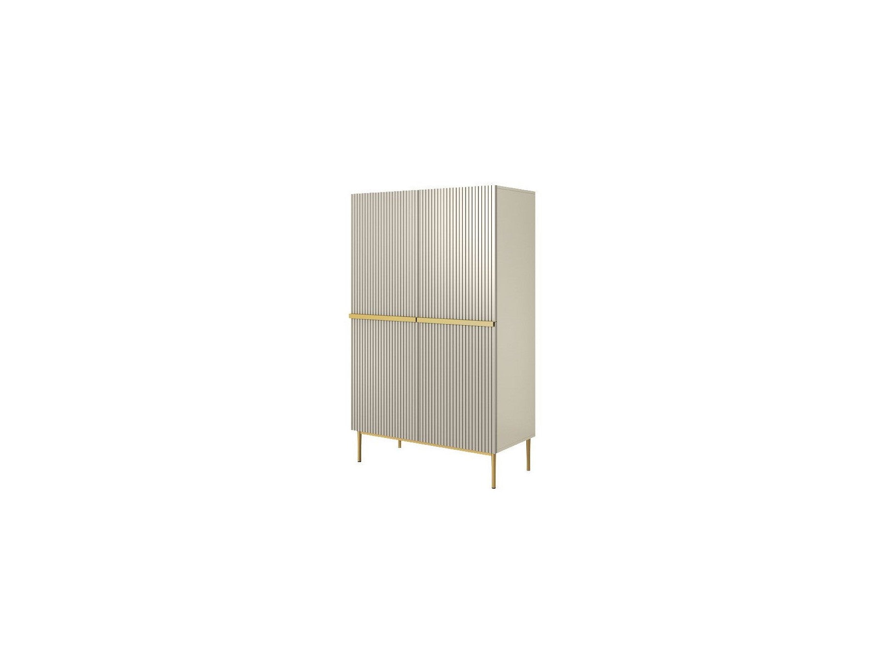 Kasha - Buffet Haut 2 Portes - Pieds Or