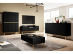 Kasha - Buffet Haut 2 Portes - Pieds Or