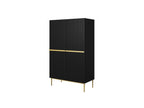Kasha - Buffet Haut 2 Portes - Pieds Or