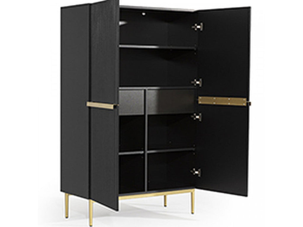 Kasha - Buffet Haut 2 Portes - Pieds Or