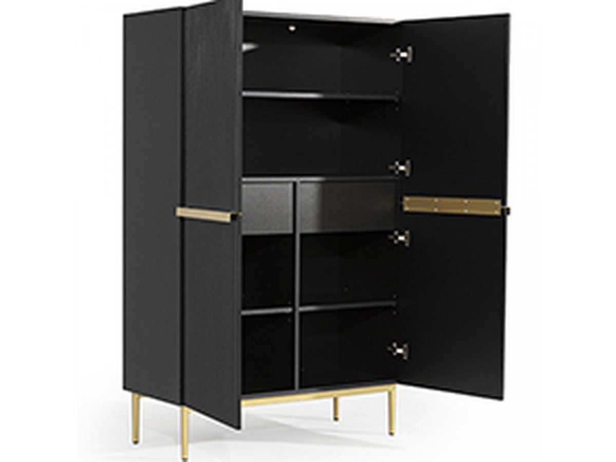 Kasha - Buffet Haut 2 Portes - Pieds Or