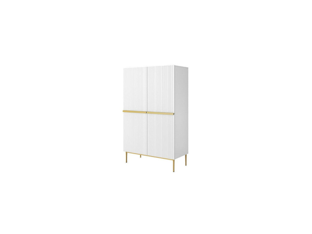 Kasha - Buffet Haut 2 Portes - Pieds Or