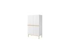 Kasha - Buffet Haut 2 Portes - Pieds Or