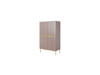 Kasha - Buffet Haut 2 Portes - Pieds Or
