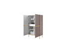 Kasha - Buffet Haut 2 Portes - Pieds Or