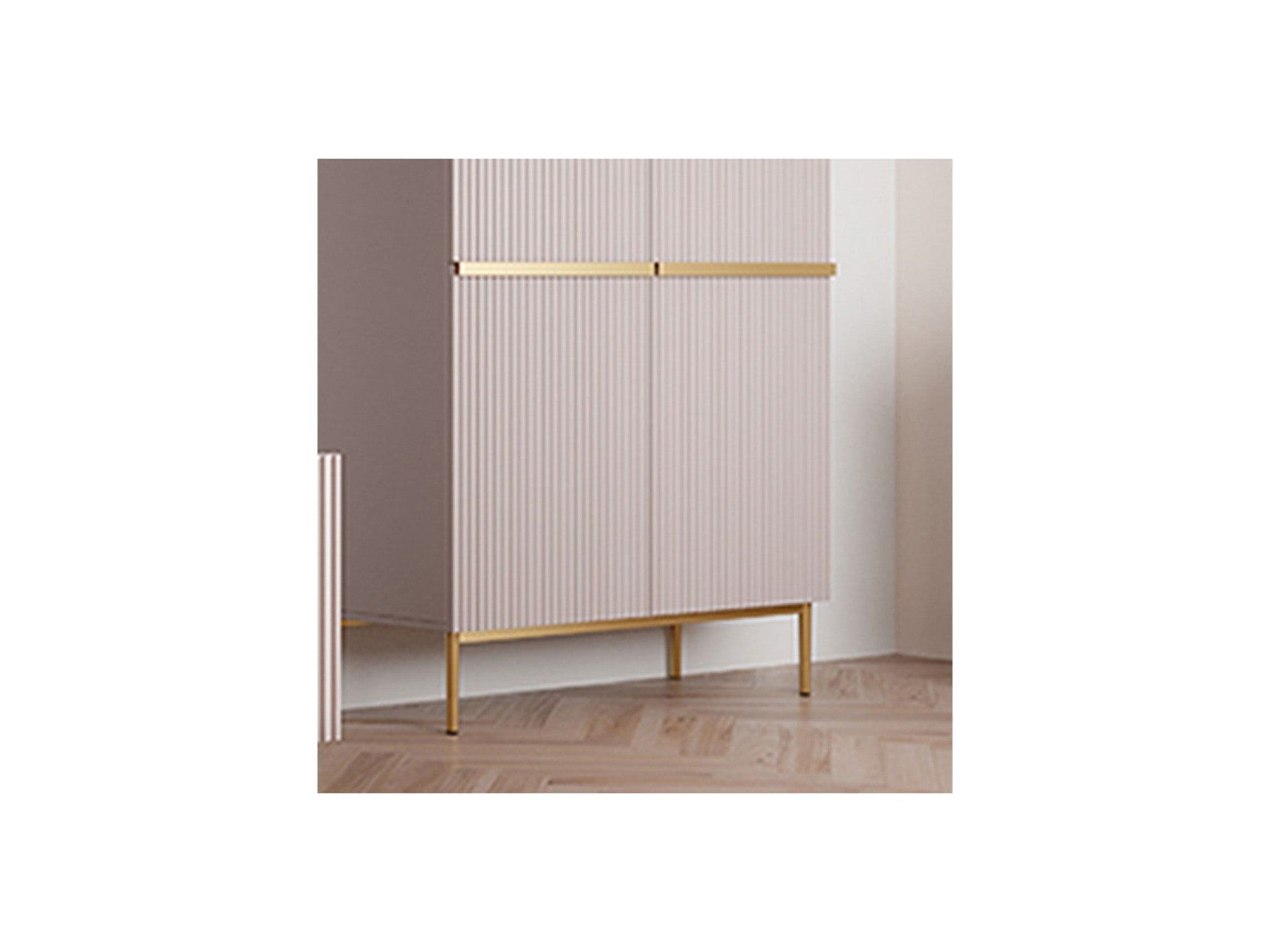 Kasha - Buffet Haut 2 Portes - Pieds Or