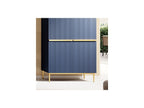 Kasha - Buffet Haut 2 Portes - Pieds Or
