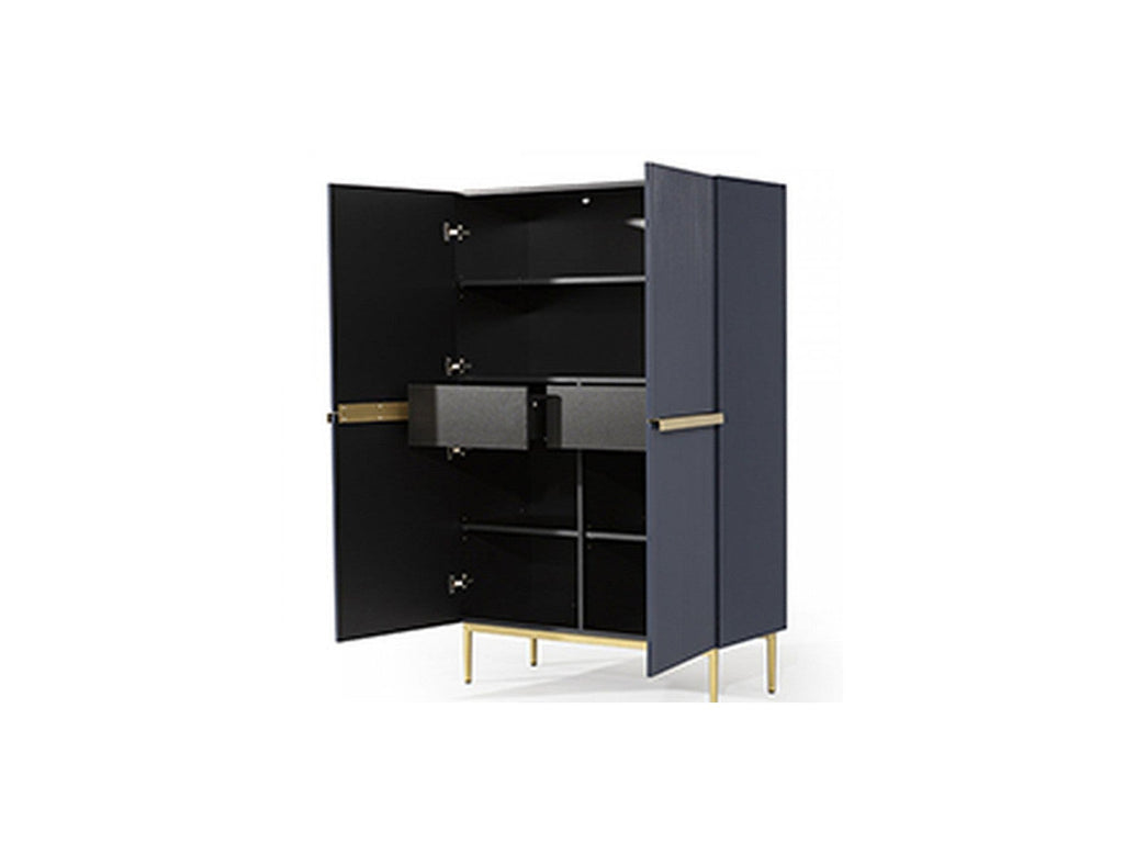 Kasha - Buffet Haut 2 Portes - Pieds Or