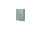 Kasha - Buffet Haut 2 Portes - Pieds Or