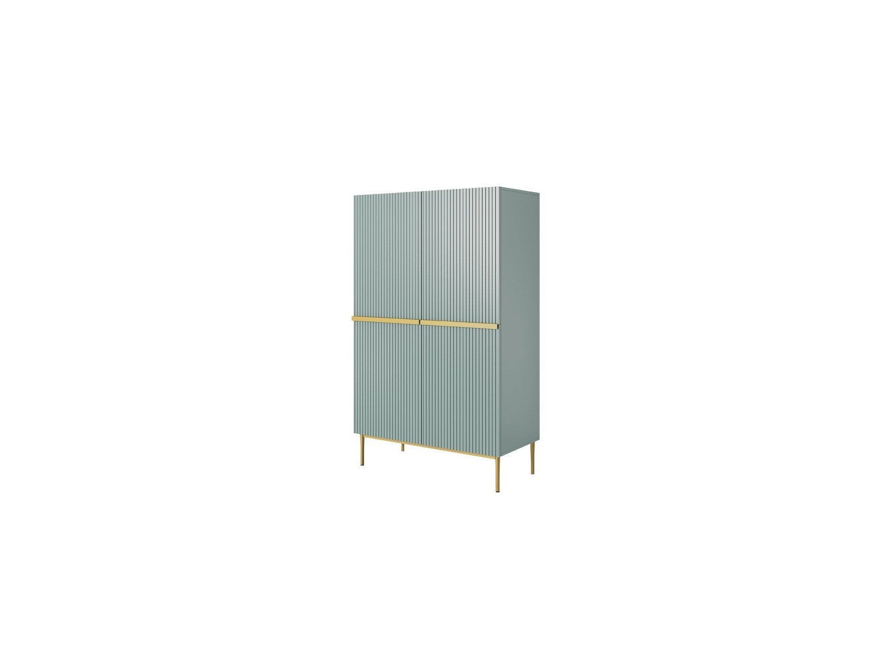 Kasha - Buffet Haut 2 Portes - Pieds Or