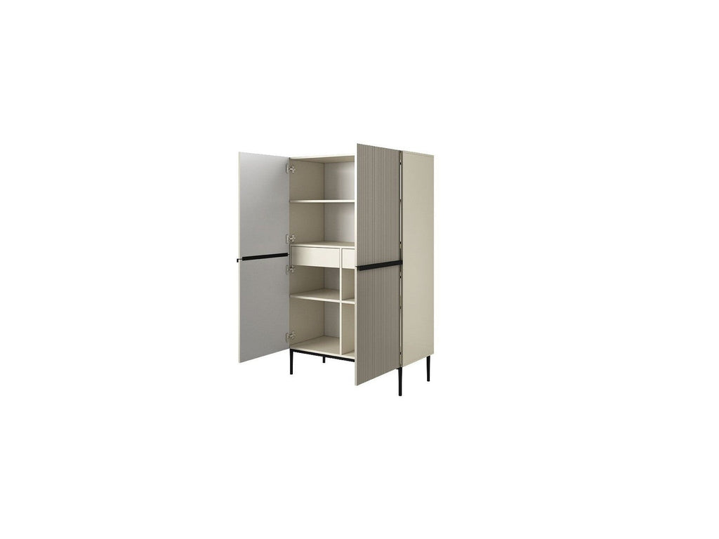 Kasha - Buffet Haut 2 Portes - Pieds Noir